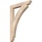 Ekena Millwork Thorton Slat Smooth Bracket, Douglas Fir, 3 1/2"W x 28"D x 40"H BKT04X28X40THR06SDF - alternate 1